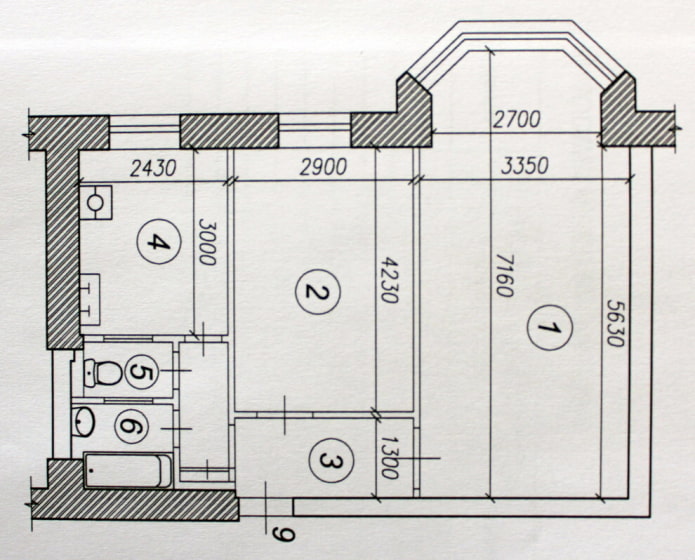 2-kamerappartementindeling