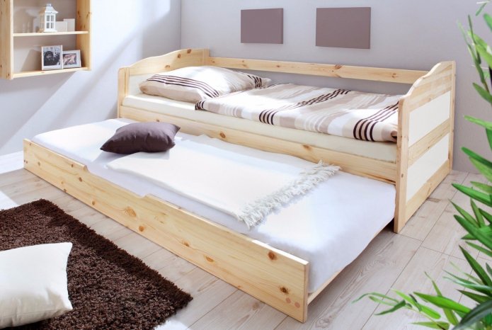 dubbel model met drie rugleuningen in het interieur