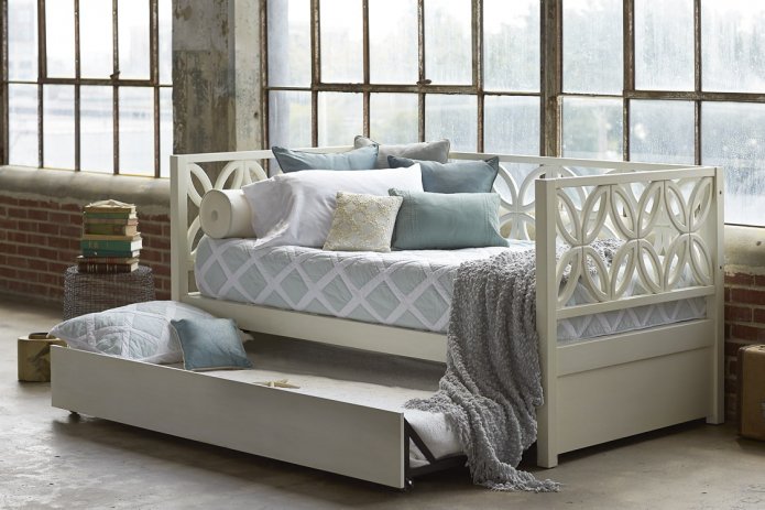 dubbel model met drie rugleuningen in het interieur