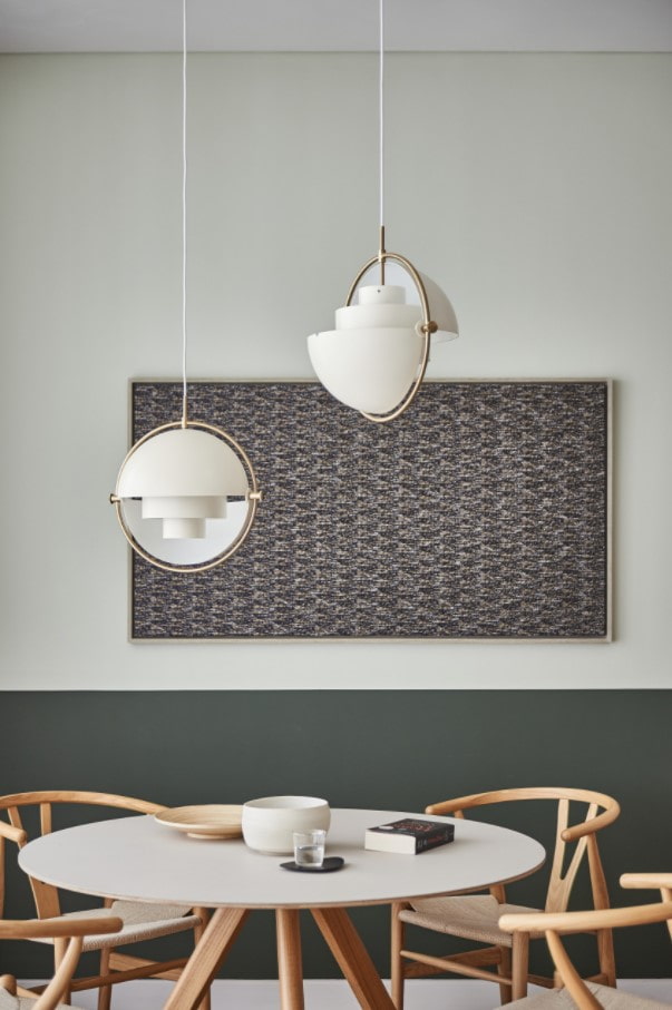 moderne lampen in de Japandi-stijl