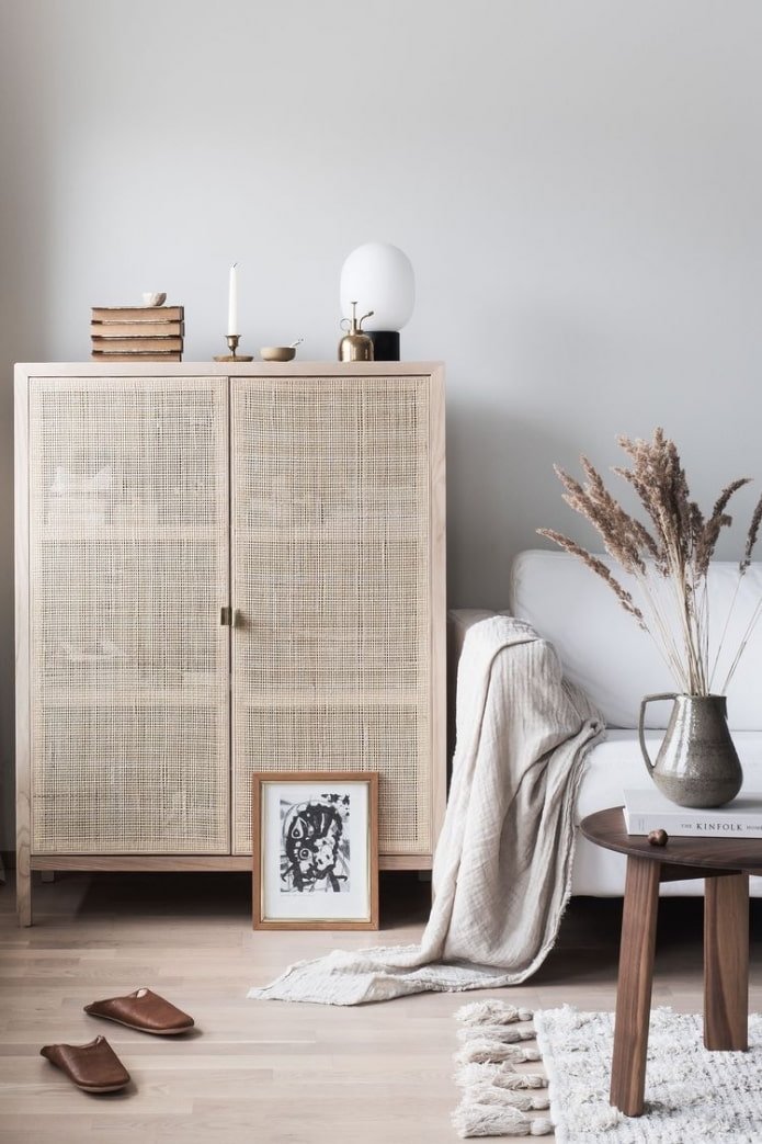 textiel in neutrale tinten