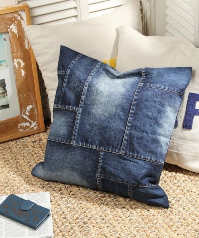 Interior jeans kussen