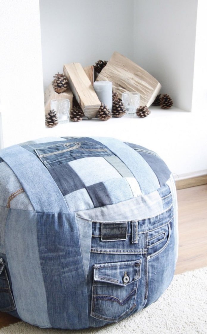 Ottoman van jeans
