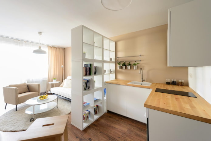 keuken-woonkamer zonering