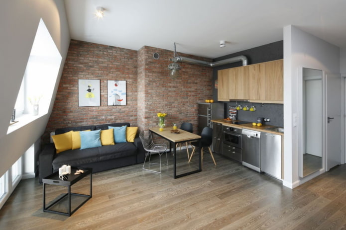 loftappartement in Europese stijl