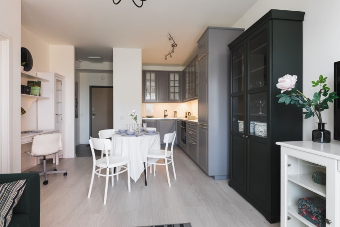 kantoor in de keuken