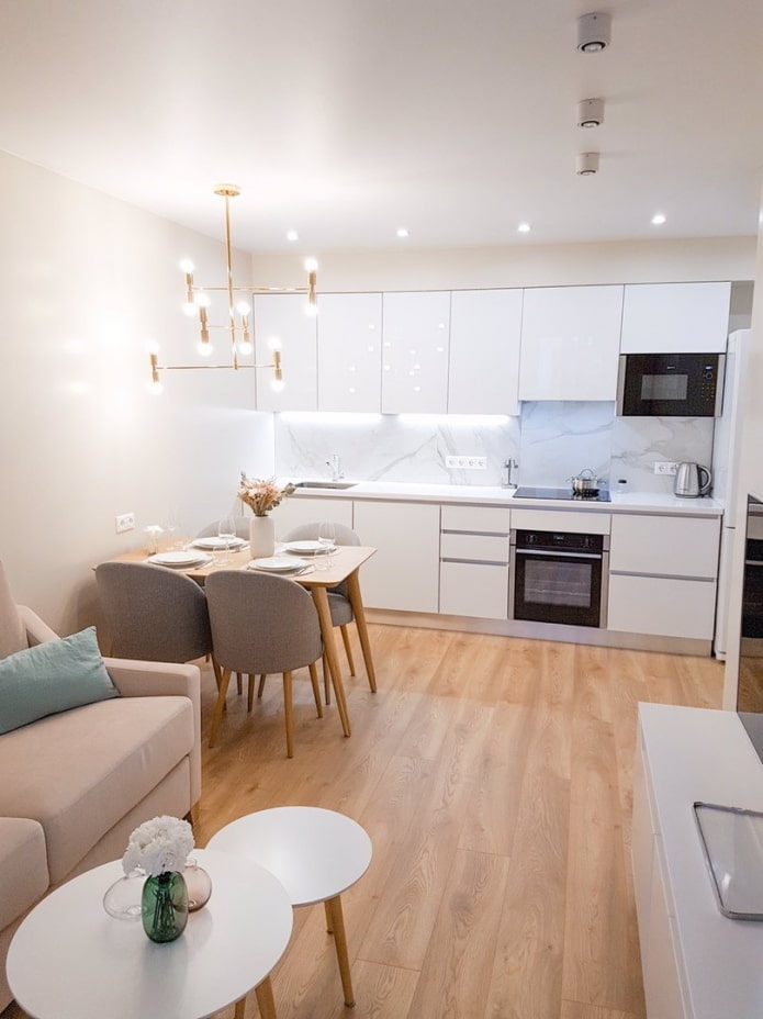 woonkamer met keuken
