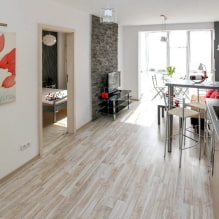 Kenmerken van het ontwerp van het Euro-2-kamerappartement appartement-2