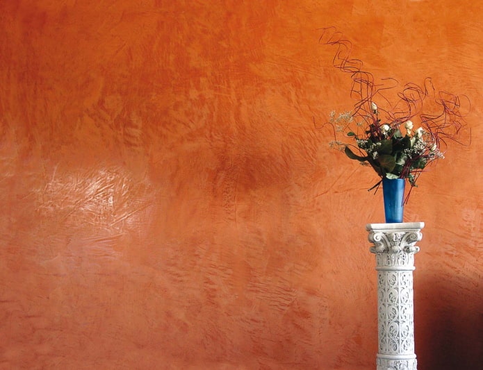 glanzende muur