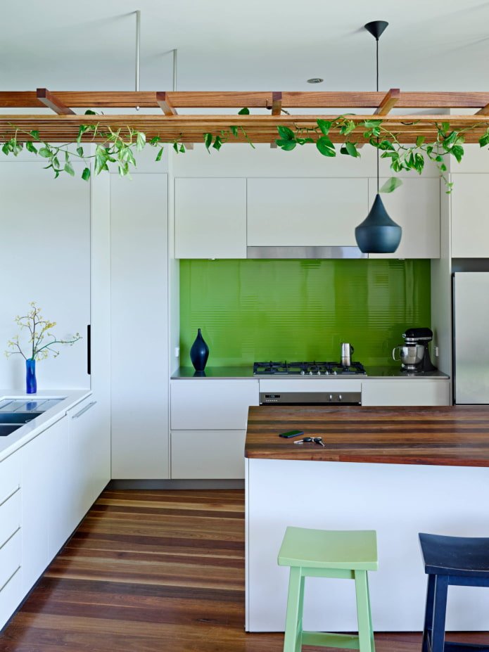 Groen schort