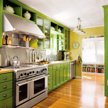 Hoe decoreer je een keukeninterieur in pistachekleur?-4