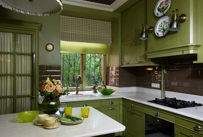 groene keukenset