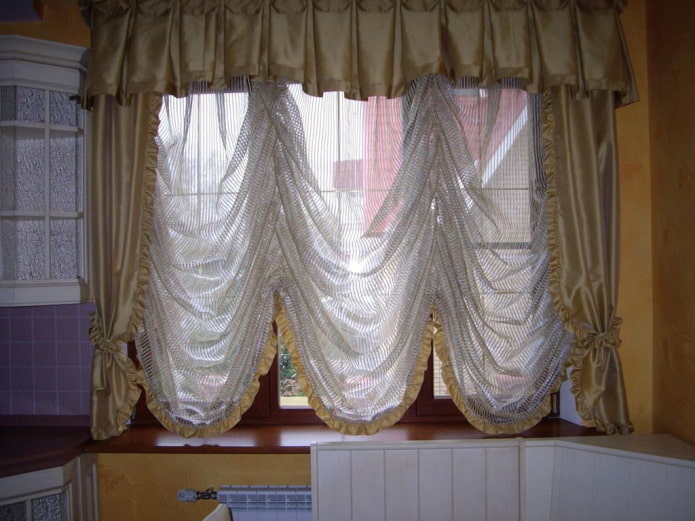 Franse gordijnen van organza