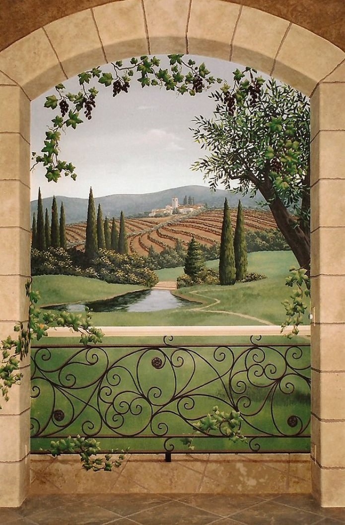 schilderij aan de muur