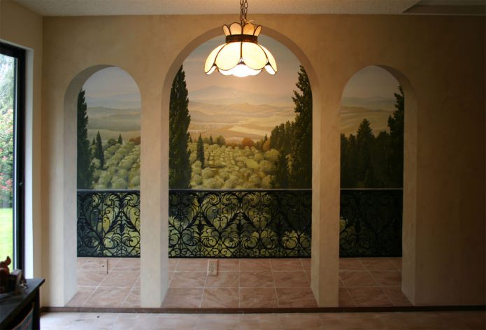 Fresco op canvas