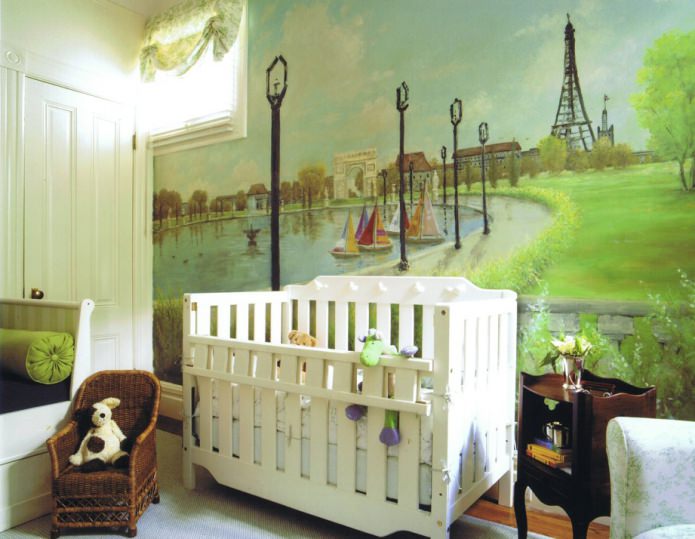 schilderij in de kinderkamer