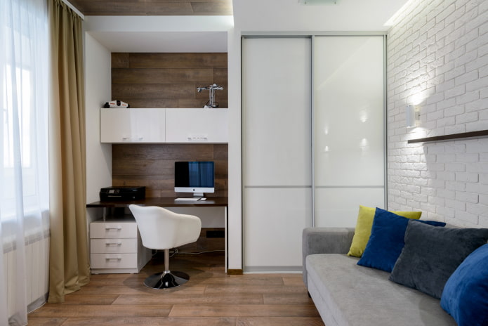 slaapkamer met een bank