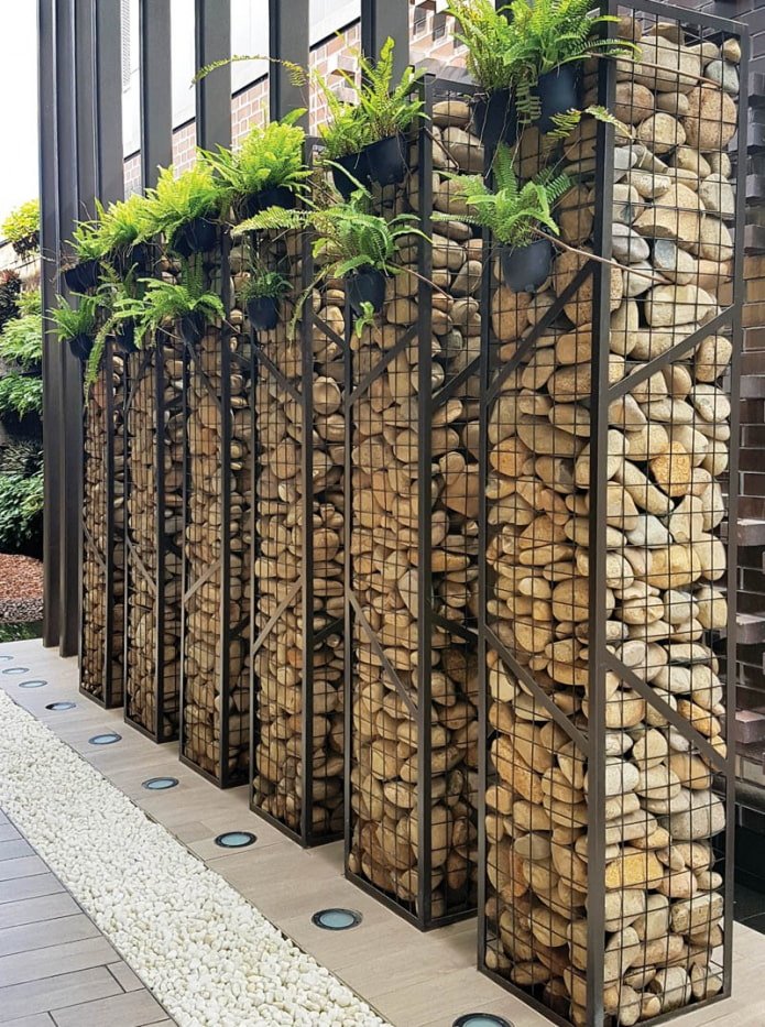decoratieve gabions
