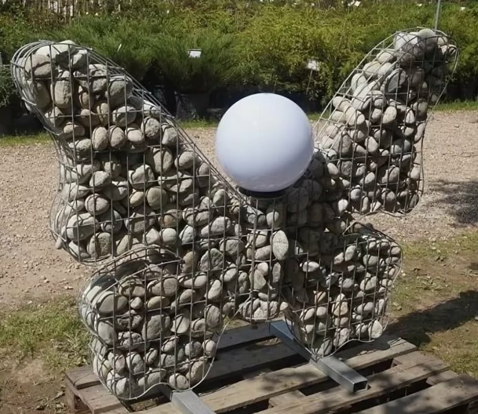 vlindervormige gabion