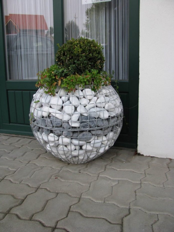 bloemperkbol van schanskorven