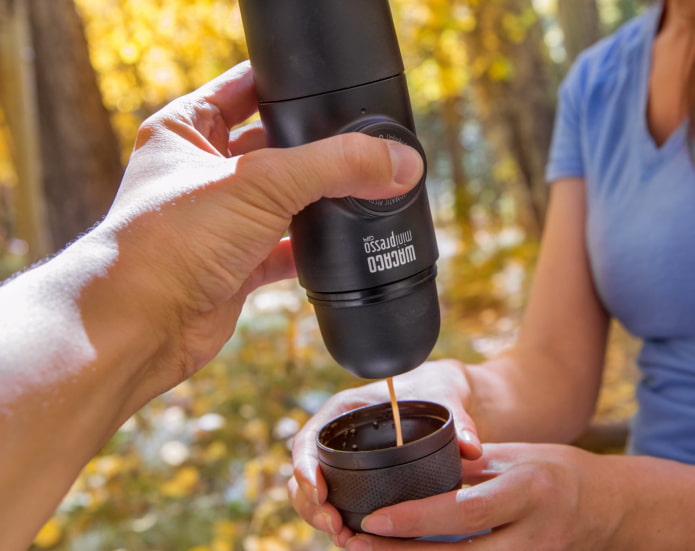 Handheld mini-koffiezetapparaat