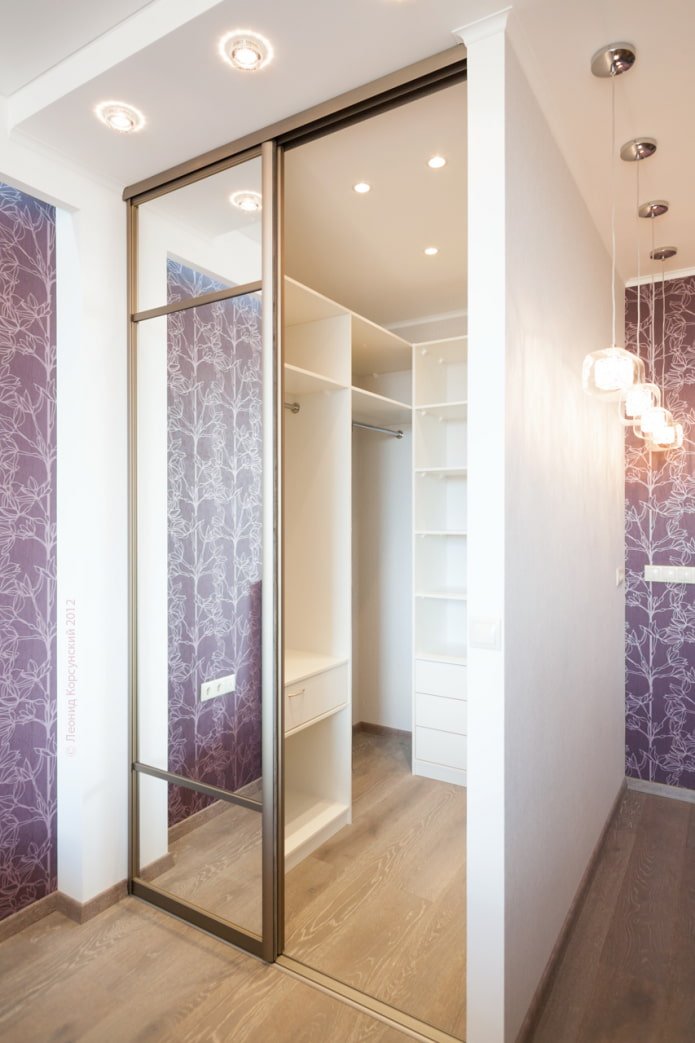 schuifdeuren naar de kleedkamer
