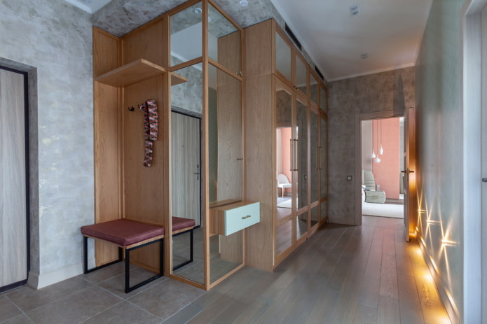 garderobe in de hal interieur