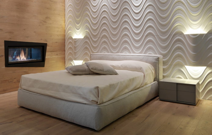 gipstegeldesign in het interieur