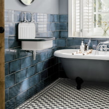 Hoe ziet geglazuurde tegel eruit in het interieur?-5