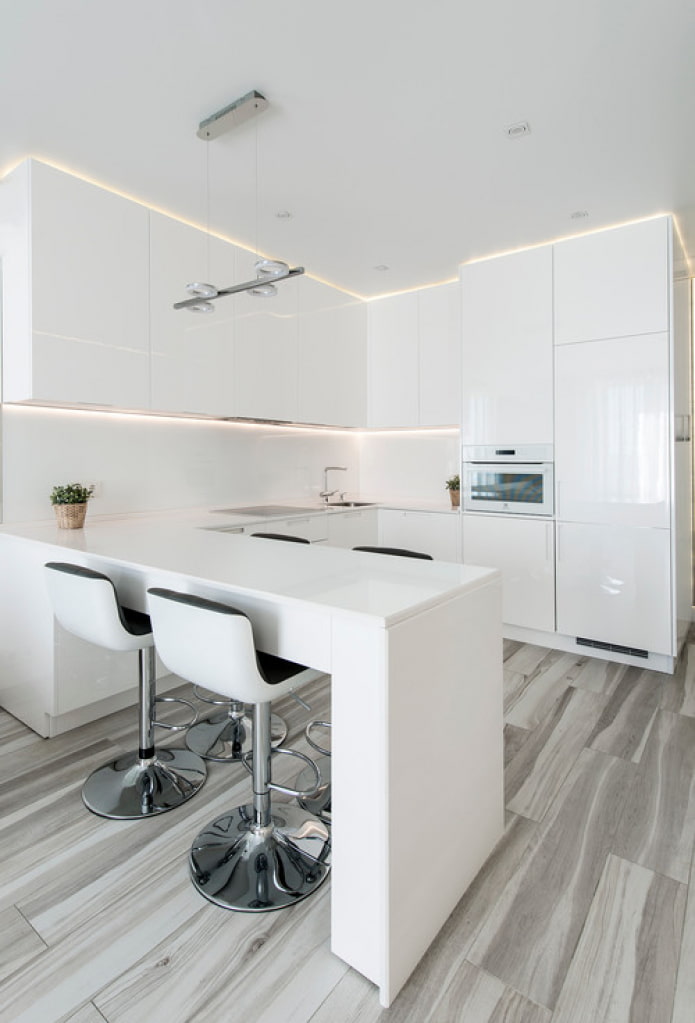 witte keuken minimalisme