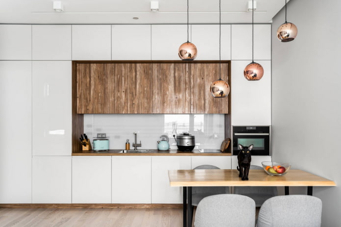 keuken met drie niveaus