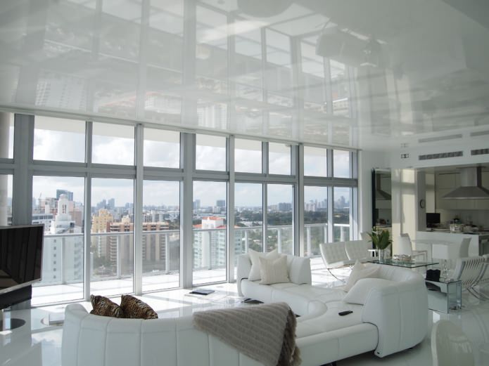 wit enkel plafond