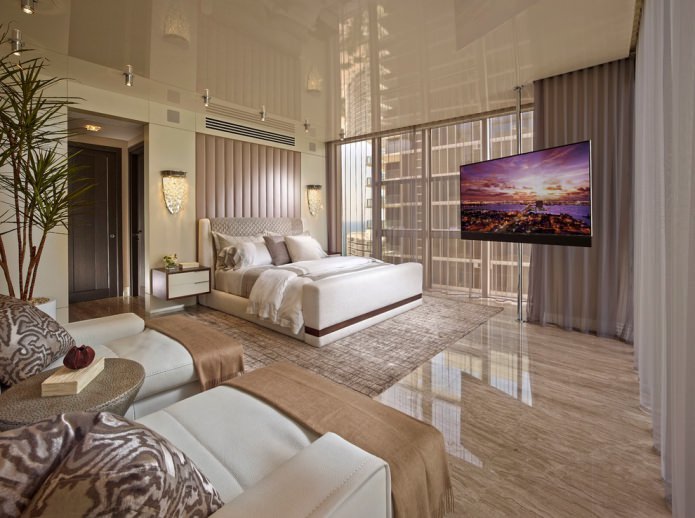 slaapkamer in beige tinten