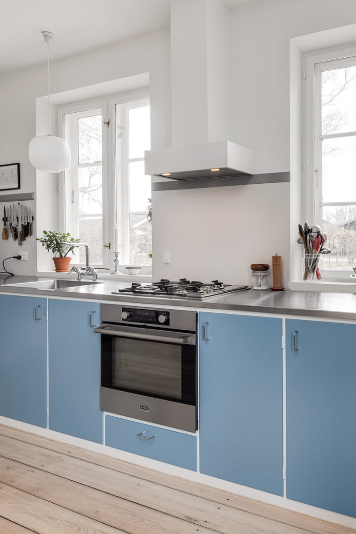 keuken zonder bovenkastjes
