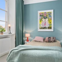 Blauwe kleur in het interieur: combinaties, ontwerpidee?n, 67 foto's-8