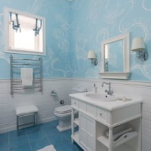 Blauwe kleur in het interieur: combinaties, ontwerpidee?n, 67 foto's-3