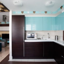 Blauwe kleur in het interieur: combinaties, ontwerpidee?n, 67 foto's-0
