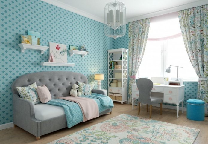 bank in de kinderkamer