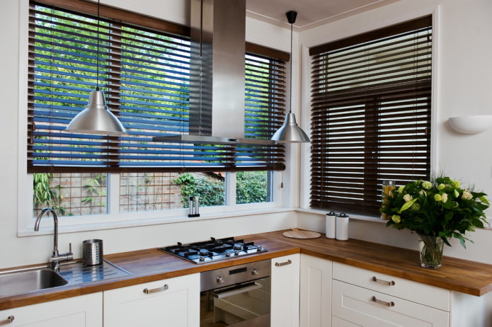 horizontale lamellen in de keuken