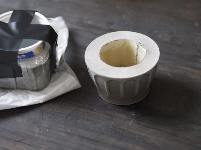 De afgewerkte pot