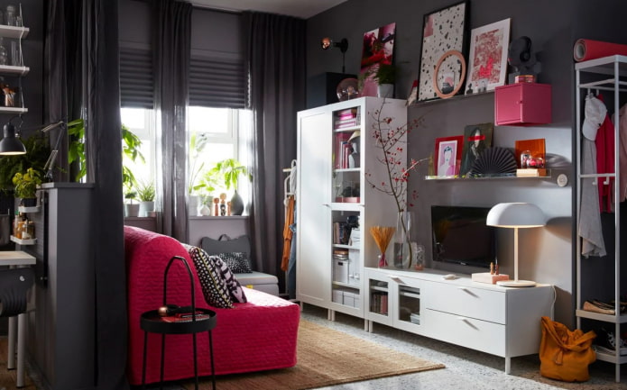 ikea donkere woonkamer