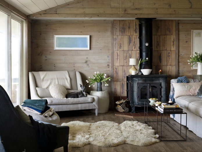 woonkamer in Engelse stijl