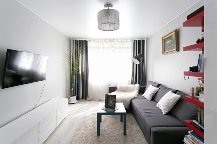 meubels voor de woonkamer in een Chroesjtsjovisch appartement