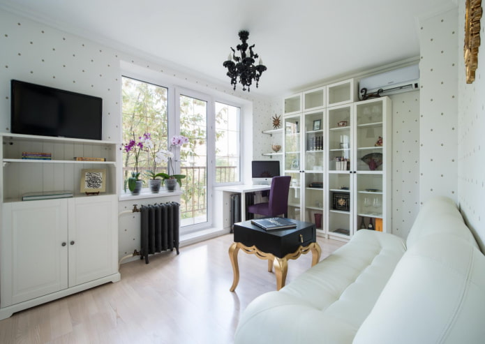 meubels voor de woonkamer in een Chroesjtsjovisch appartement
