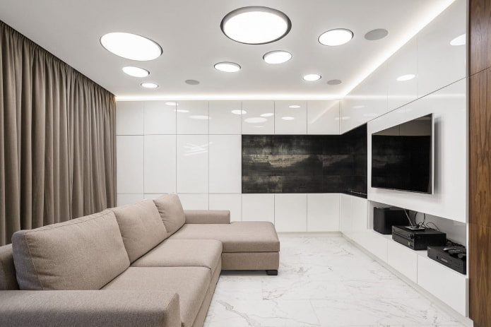 minimalistische woonkamer