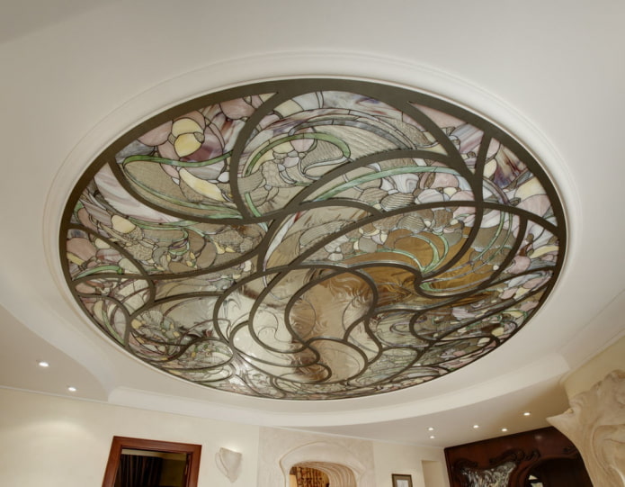 Glas-in-loodplafond