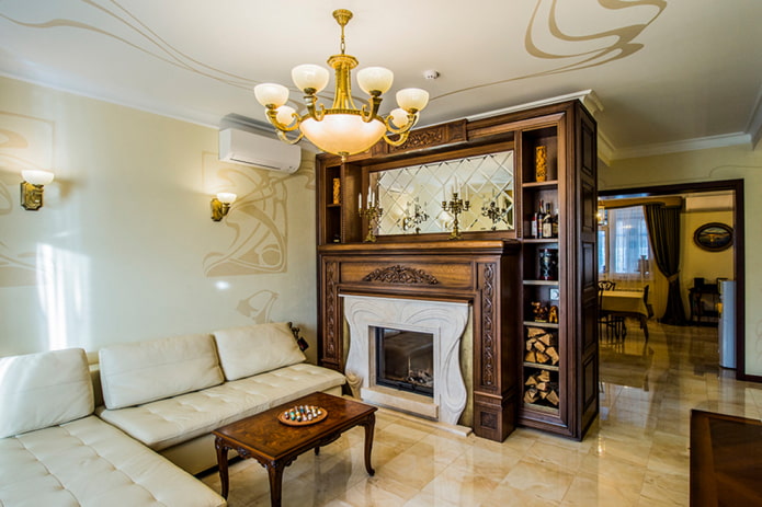 beige*bruine woonkamer