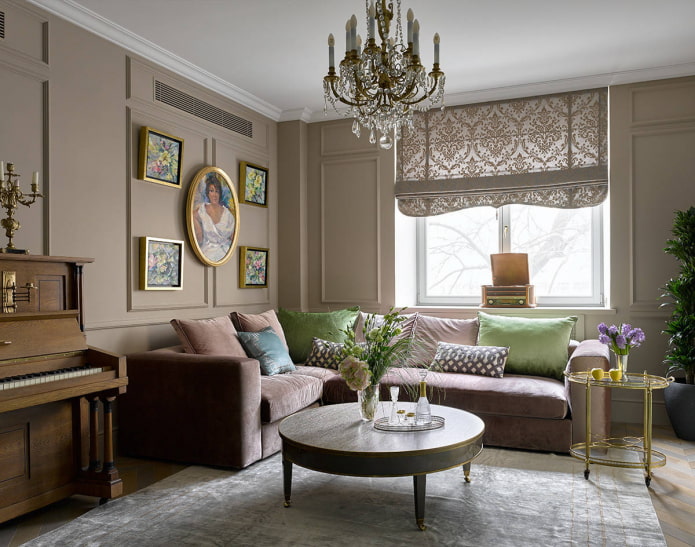 Piano in het interieur