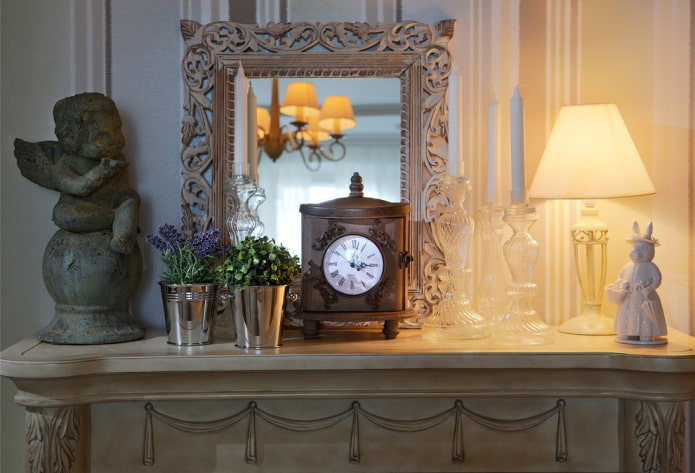Decoratie op de ladekast
