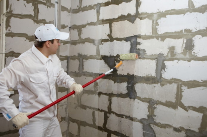 priming betonblokken
